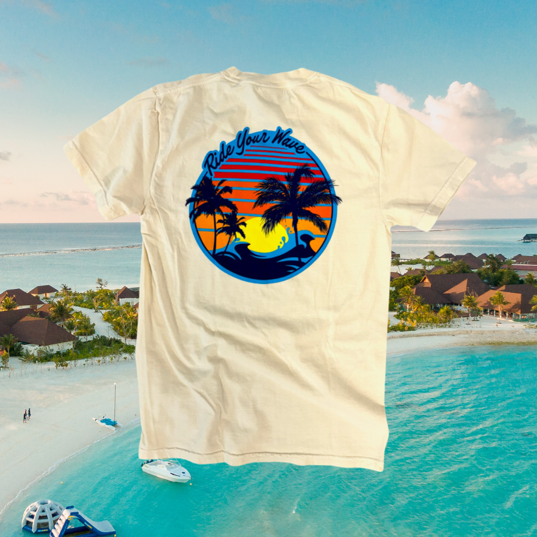 Ride Your Wave Comfort Color Pocket T-Shirt