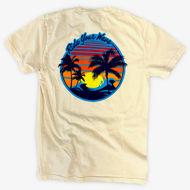 Ride Your Wave Comfort Color Pocket T-Shirt